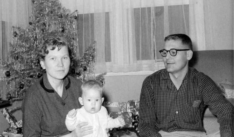 Strong, Thomas Anthony ca 1958, First Christmas